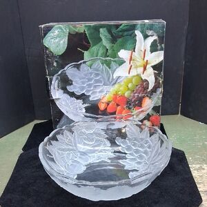 Savoir vivre Crystal "Lucious" WYO98/544 Hostess Bowl 12".